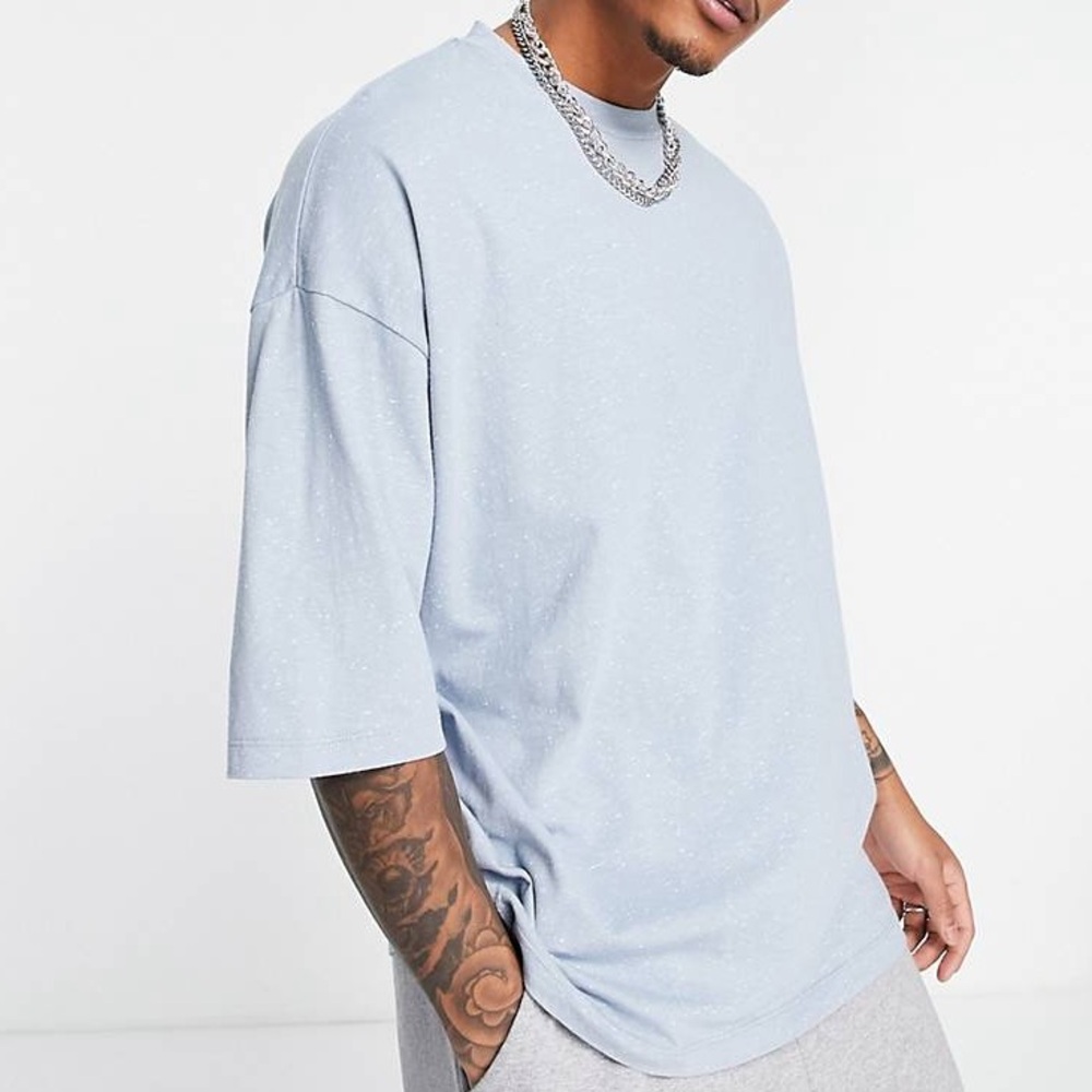 ASOS Blue Short Sleeve Tee,‎ Size Small, New